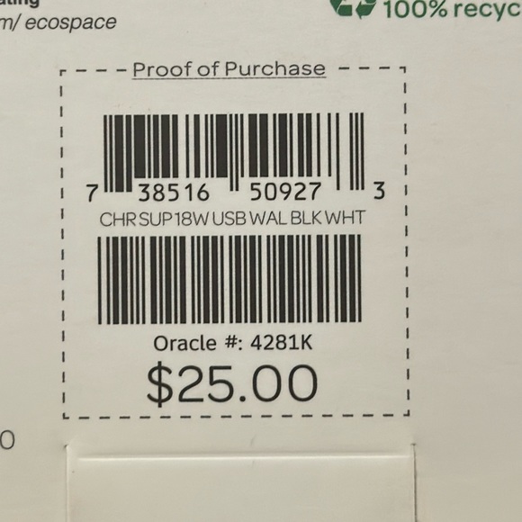 Type C Wall Charger 18w PD - Picture 3 of 3